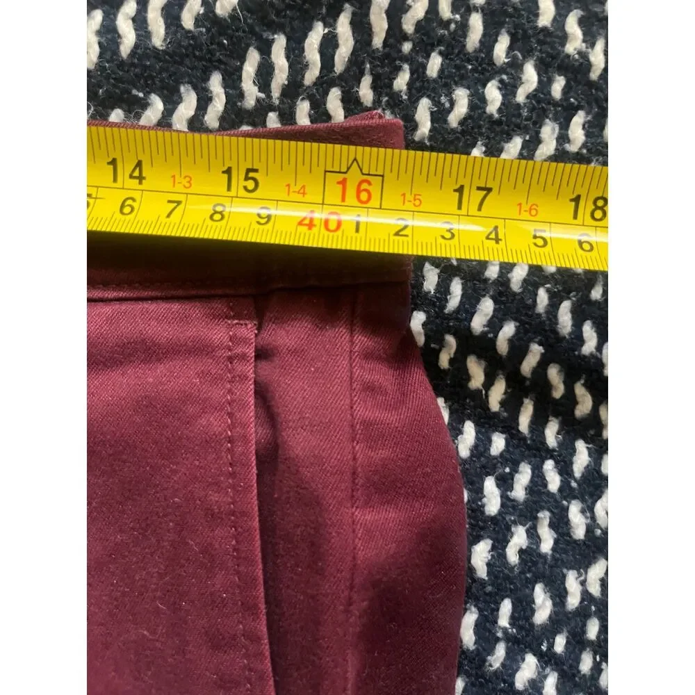 J.Crew Maroon Stretch 770 Chinos
